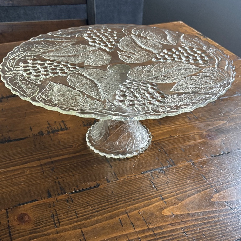 Beautiful Glass Cake Stand